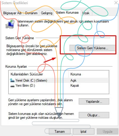 Windows 10 sistem geri yükleme nasıl yapılır?